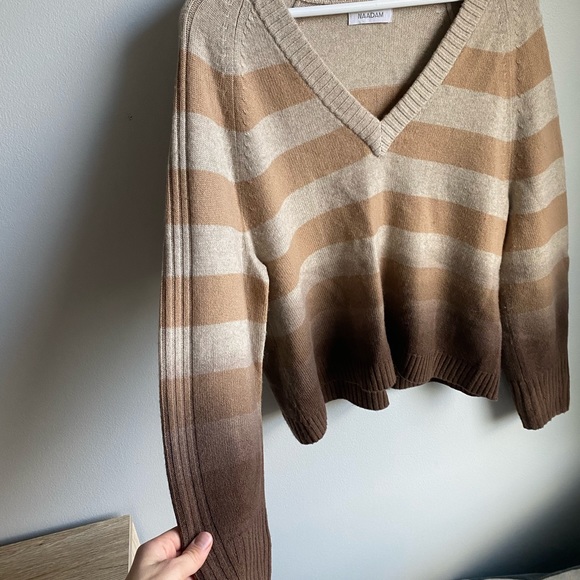 NADAAM Striped Ombré Sweater - Picture 2 of 12